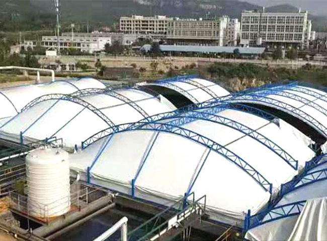 膜結構污水池蓋